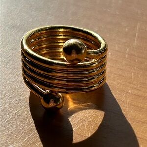 Gold Coil Ring